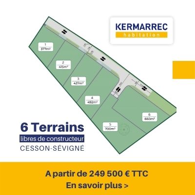 Terrains à vendre – Cesson-Sévigné