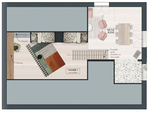 Appartement 3 pièces - 80 m² environ - 48458258b.jpg | Kermarrec Habitation