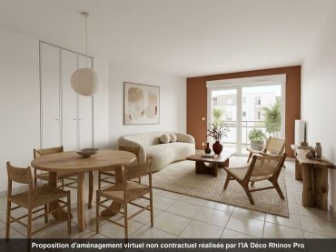 Appartement 3 pièces – 62 m² environ