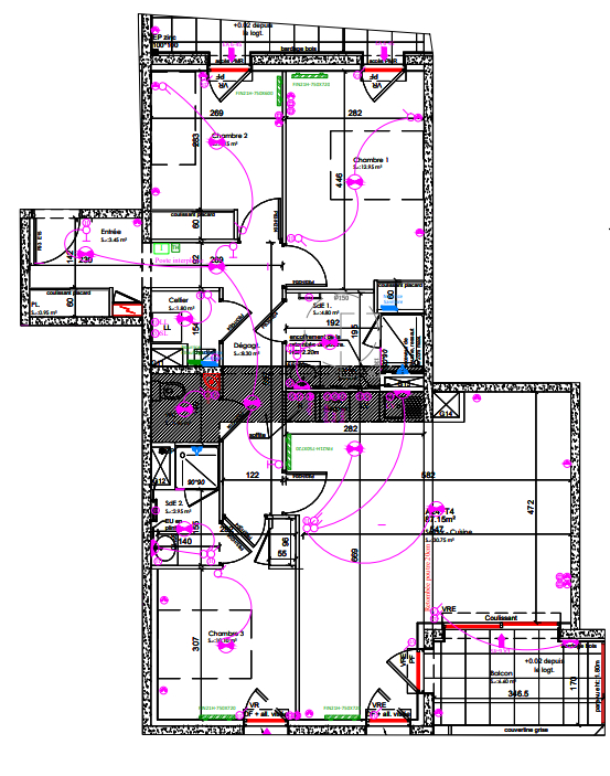 Appartement 4 pièces - 87 m² environ - 54007980b.jpg | Kermarrec Habitation