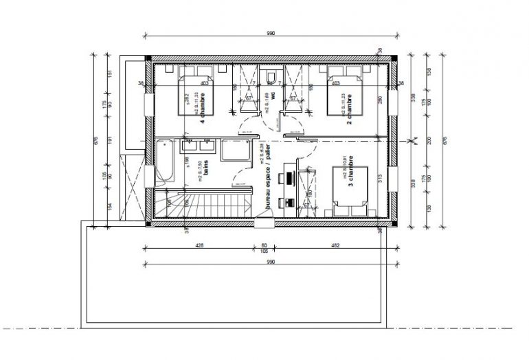 Maison 6 pièces - 127 m² environ - 58764003e.jpg | Kermarrec Habitation