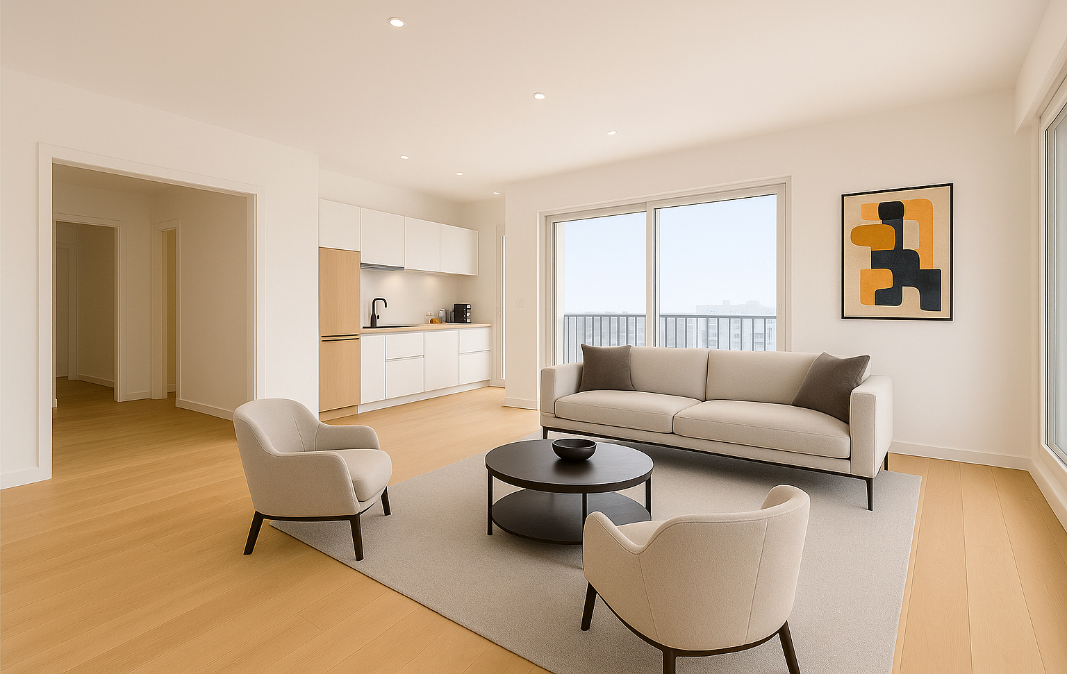 Appartement 4 pièces - 90 m² environ - 59154118e.jpg | Kermarrec Habitation