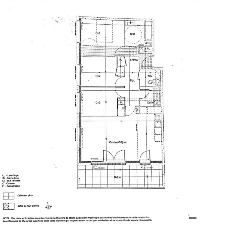 Appartement 4 pièces - 80 m² environ - 59421612b.jpg | Kermarrec Habitation