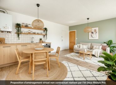 Appartement 2 pièces – 36 m² environ