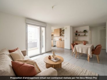 Appartement 2 pièces – 48 m² environ