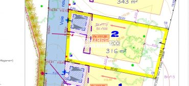 Terrain – 316 m² environ