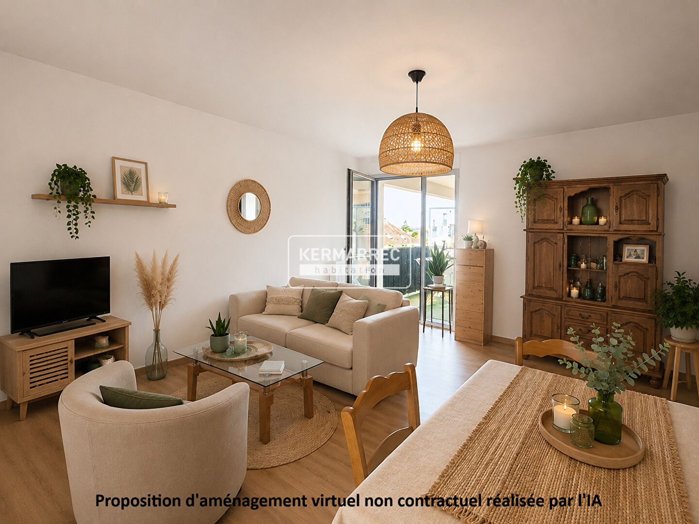 Achat Appartement 2 pièces L'Hermitage 53 m² environ ref : 61499761 | Kermarrec Habitation — 3