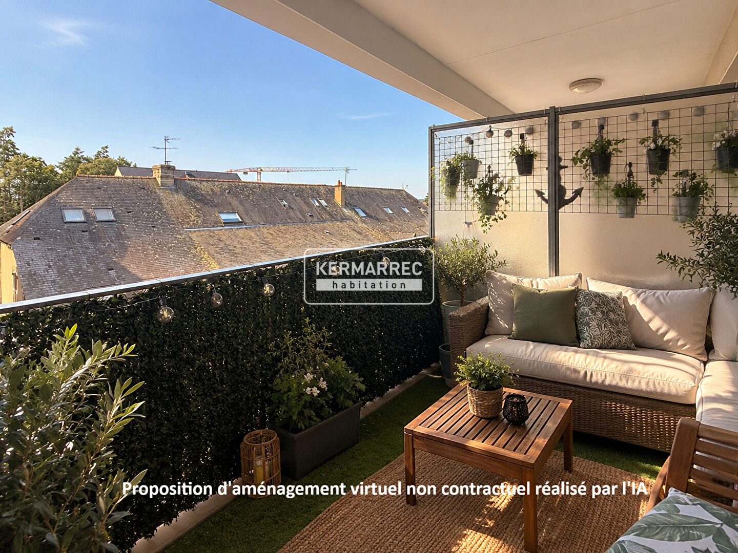 Achat Appartement 2 pièces L'Hermitage 53 m² environ ref : 61499761 | Kermarrec Habitation — 13